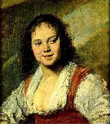 Frans Hals Die Zigeunerin France oil painting artist